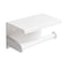 Alfi Brand White Matte Stainless Steel Toilet Paper Holder with Shelf ABTPC66-W - alternate 3